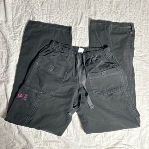 Scrub pants black women XS